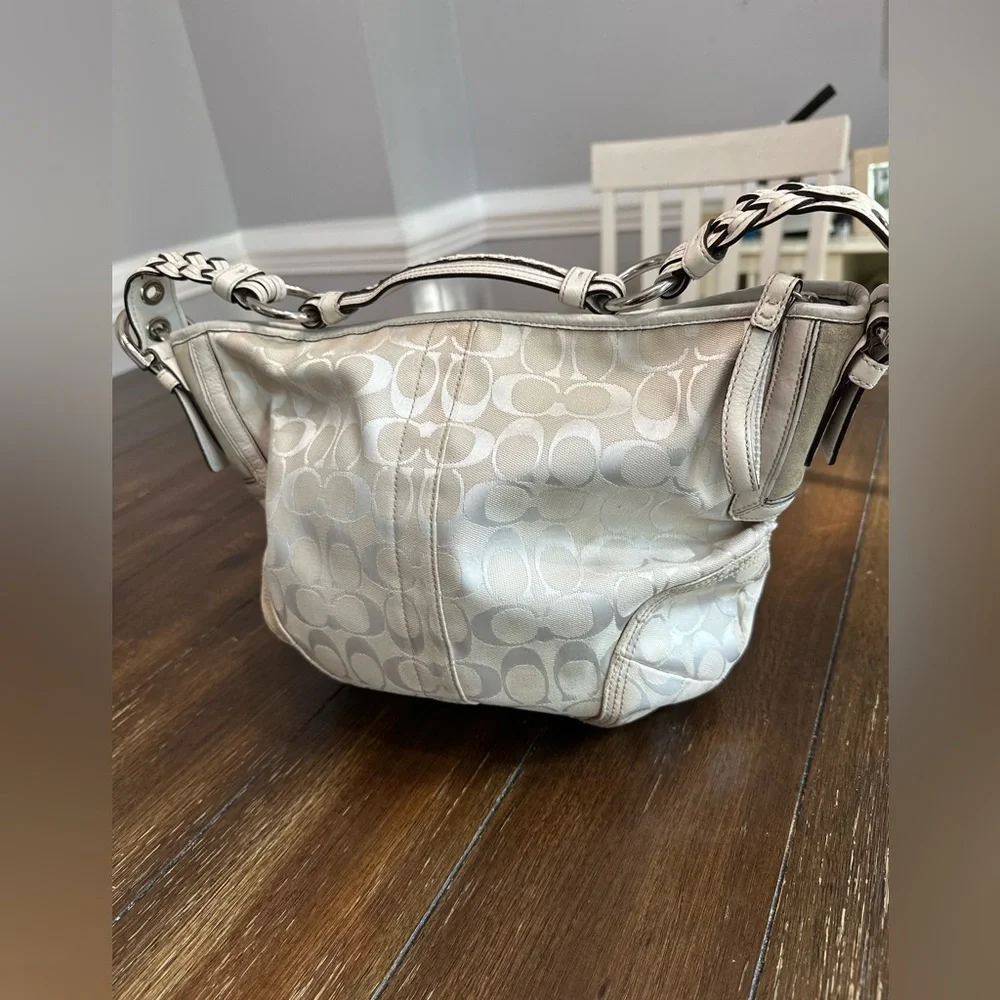 Coach Cream Hobo Bag